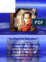 Concepción de La Edu. Bolivariana