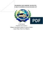 The Impact of Coronavirus 2019 Pandemic On Selected Small Businesses and Its Business Success in Digos City123