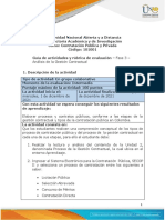 Guía de Actividades y Rúbrica de Evaluación - Unidad 2 - Fase 3 - Análisis de La Gestión Contractual