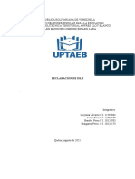 Declaracion de ISLR