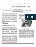 Design of Electronic Wedge Braking System For Go-Kart