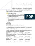 Approaches and Methods in Teaching Social Studies Unit 3