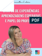 Ebook Campos de Experiencias - Aprendiz Esperadas e Papel Do Professor - Samantha Ladeira