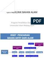 Uji Preklink Bahan Alam