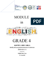 Module Grade 4 Personal Pronouns Final