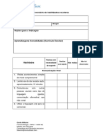 PEI e Inventário de Habilidades