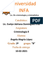 Criminologias Especializadas. 