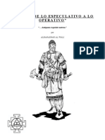 El Paso de Lo Especulativo A Lo Operativo