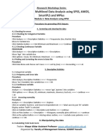 Multivariate and Multilevel Data Analysis Using SPSS, Amos, Smartpls and Mplus