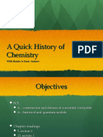 A Quick History of Chemistry