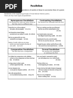 Handout On Parallelism