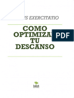 Ebook Como Optimizar Tu Descanso