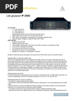 FP 3400 Datasheet