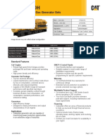 Cat G3520H: 60 HZ Continuous Gas Generator Sets