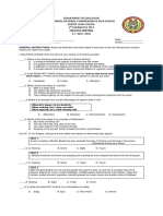 Department of Education Koronadal National Comprehensive High School Senior High School 1 Summative Test S.Y. 2021-2022