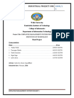 Employee Management System For KIOT Chapter Chapter One and Two1