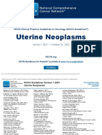 Uterine 2021 NCCN