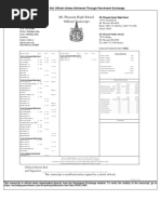 Mt. Pleasant High School Official Transcript: Transcript Not Official Unless Delivered Through Parchment Exchange