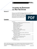 Labview Datalogging and Supervisory Control Module Run-Time System