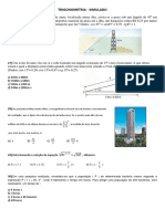 Trigonometria - Simulado