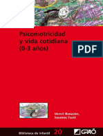 PMO012 Psicomotricidad y Vida Cotidiana (0-3 Años)