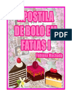 Fatias de Bolo Fabiana Machado Apostila de Bolo em Fatias I