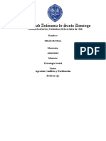 Agresión Conflicto y Pacificación