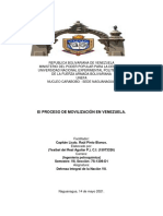 El Proceso de Movilizacion en Venezuela.2