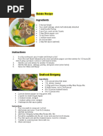 Ingredients: Bulalo Recipe