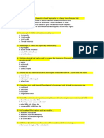 Multiple Choice 7 Mechanical Testing