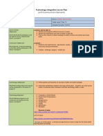 Technology Integration Lesson Plan - 5es Grade 3