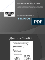 Nociones Generales de Filosofía