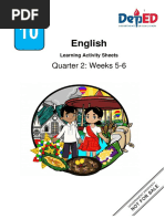 English: Quarter 2: Weeks 5-6