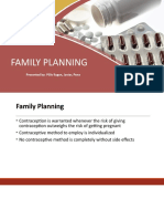 Family Planning: Presented By: Pgis Ilagan, Javier, Pena