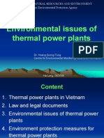 Environmental Issues of Thermal Power Plants in Vietnam