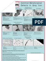 Common Metallurgical Defects in Grey Iron: Hydrogen Blowhole Nitrogen Fissure Compaction of Graphite Flakes Shrinkage