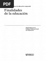 UNESCO - Finalidades de La Educación 1981