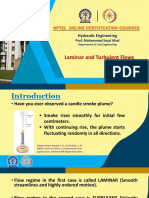 Week 3 Laminar and Turbulent Flow