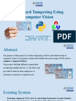 Pan-Card Tampering Using Computer Vision