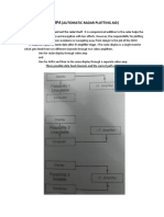 (Automatic Radar Plotting Aid) : Three Possible Data Feed Channels and The Correct Path of Feed