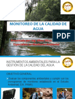 Monitoreo de Calidad de Aguas Super 1