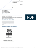 Inspección e Instalación para Fuelles