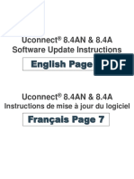 Uconnect 8.4AN & 8.4A Software Update Instructions: English Page 2