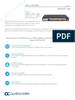 Audiocodes Mediant 800 e SBC and Gateway Datasheet