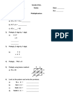 Mahatma Name: - Maths Date: - STD: Iv Sec