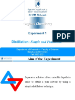 Exp.1-Distillation, Simple and Fractional