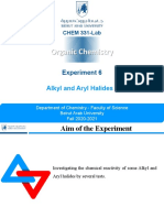 Exp.6-Alkyl and Aryl Halides