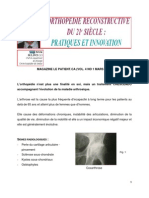 Orthopedie Re Constructive Du 21siecle DR Serge Tohme