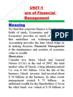 Nature of Financial Management