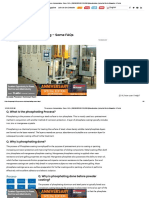 The Process of Phosphating - Some FAQs - ENGINEERING REVIEW - Manufacturing - Industrial Sector Magazine & Portal